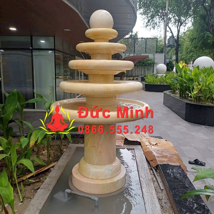 Đài Phun Nước Đá Phong Thủy Đẹp Tại Tuyên Quang