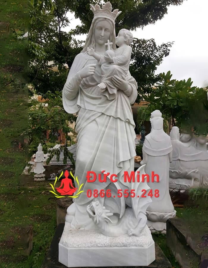Tượng Đức Mẹ Hằng Cứu Giúp Đá Non Nước Đẹp