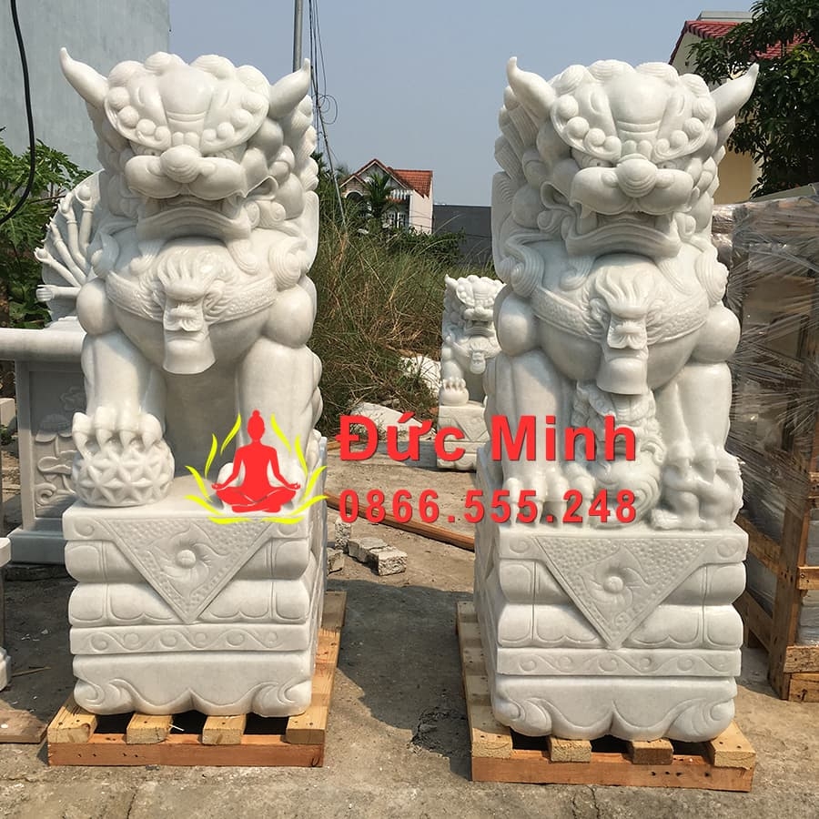 Tượng Kỳ Lân Đá Phong Thủy Đẹp Cao 1m5