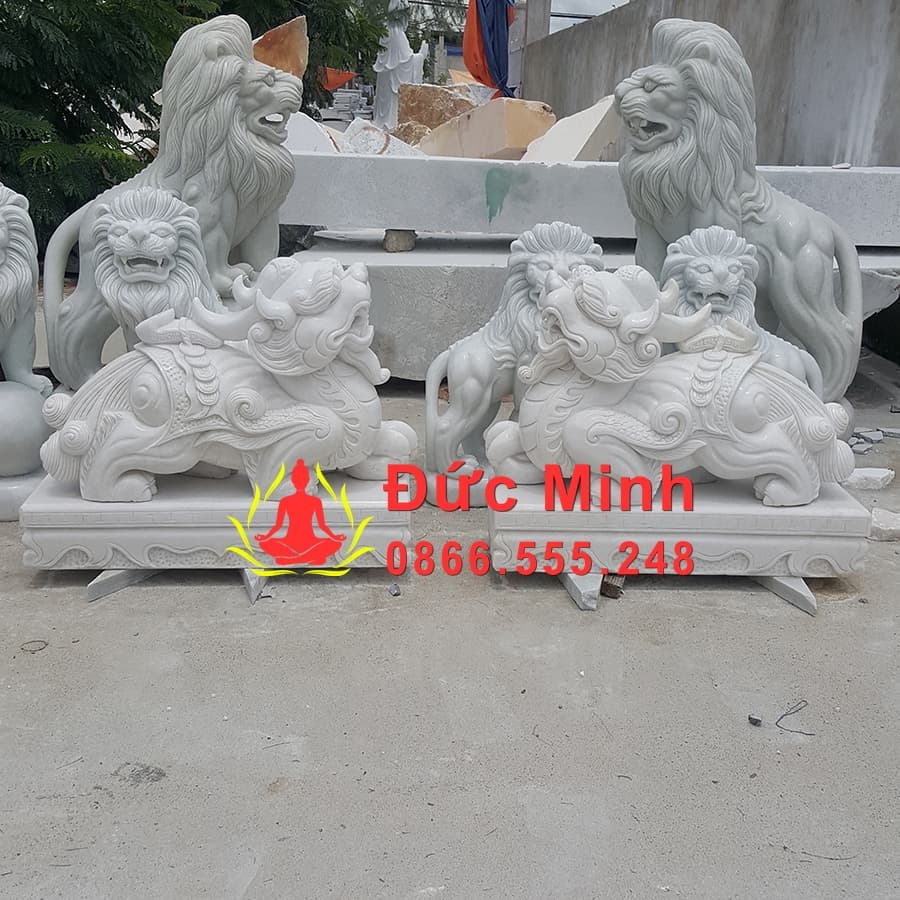 Tượng Tỳ Hưu Đá Năm Đuôi Đẹp Giá Xưởng
