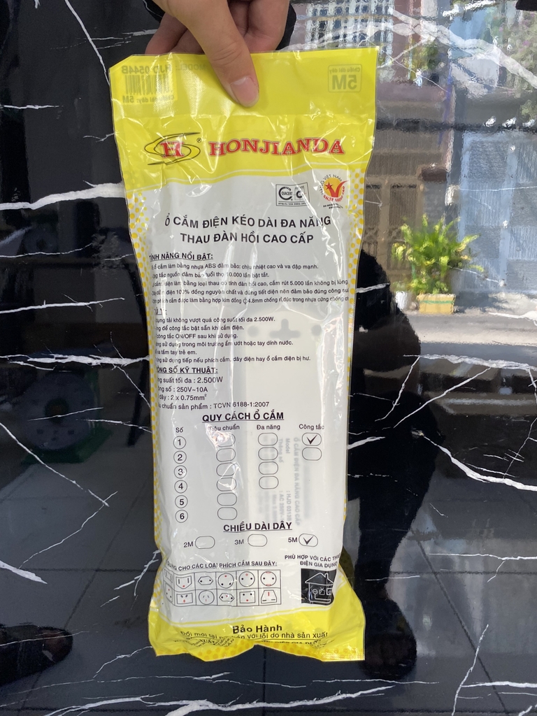 Ổ ĐIỆN HJD 0315B - TRẮNG 5M - 0.75mm2 ( 25c/1thùng )