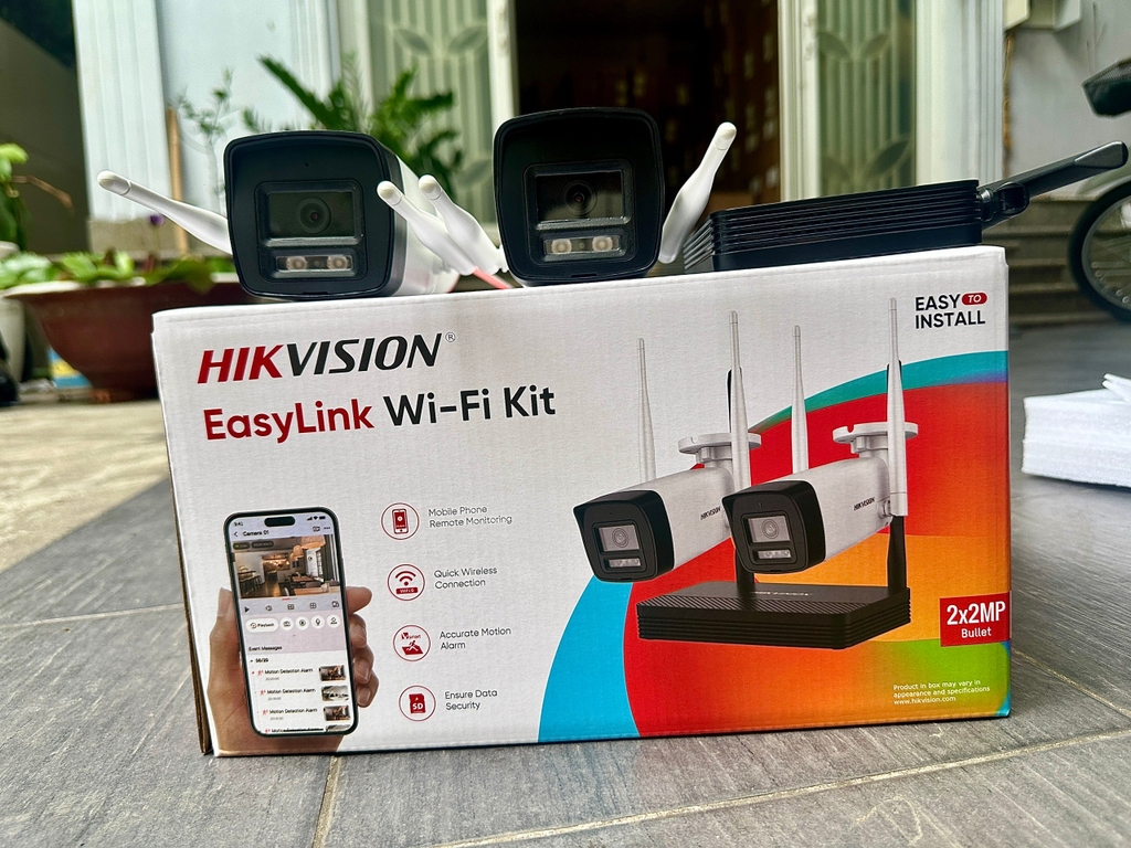Bộ Kit camera Wifi 4MP HIKVISION DS-J142I(STD)/NKS424W0H