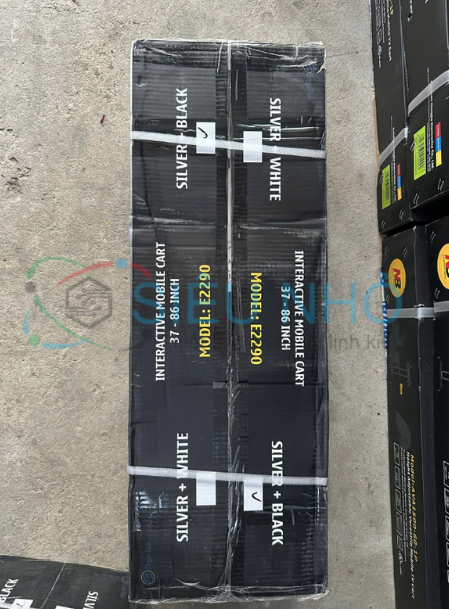 Khung treo tivi di động E2290 - xoay ngang/ dọc (Thương hiệu: Ergotek | 37''-86''| 82x30x23cm | 17kg )