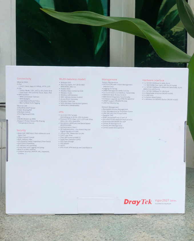 Thiết Bị Mạng Router Draytek Vigor2927