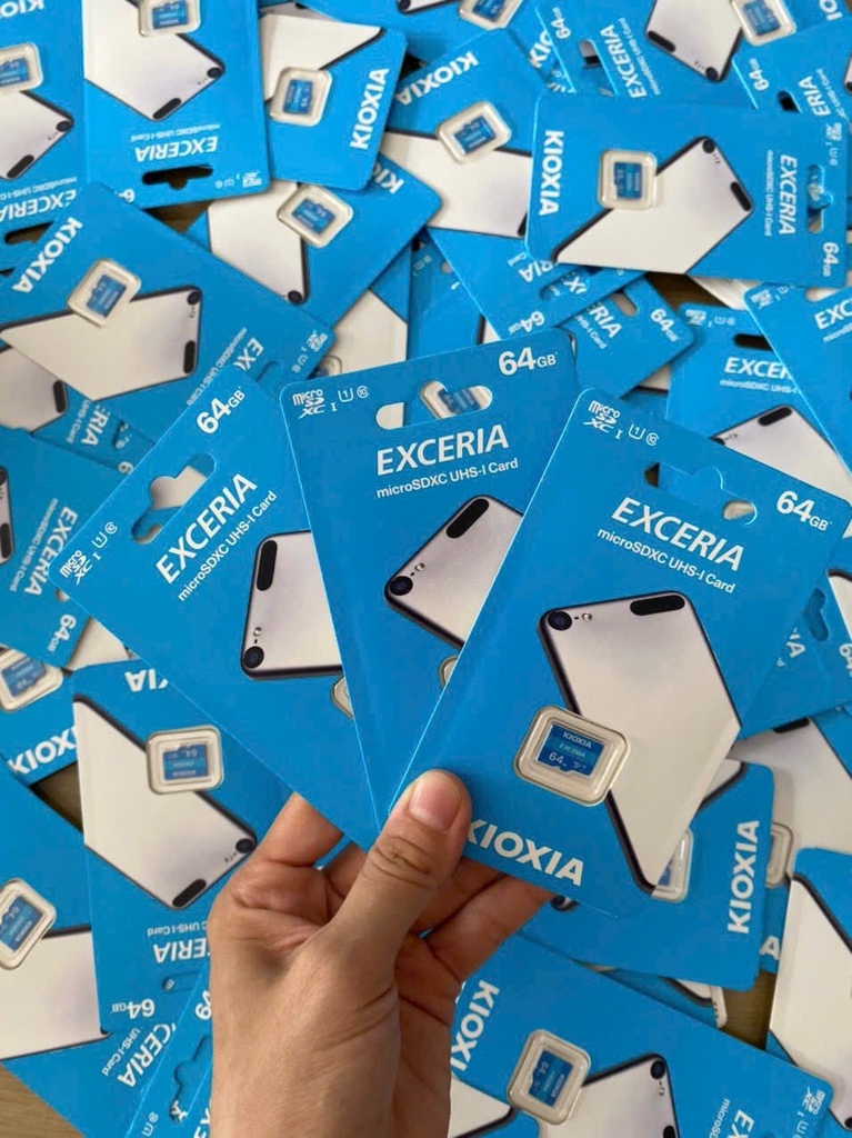 Thẻ nhớ 64GB KIOXIA (Hàng chính hãng | Bảo hành 5 năm | Hộp 20c) - Khuyên dùng với CAMERA REOQOO