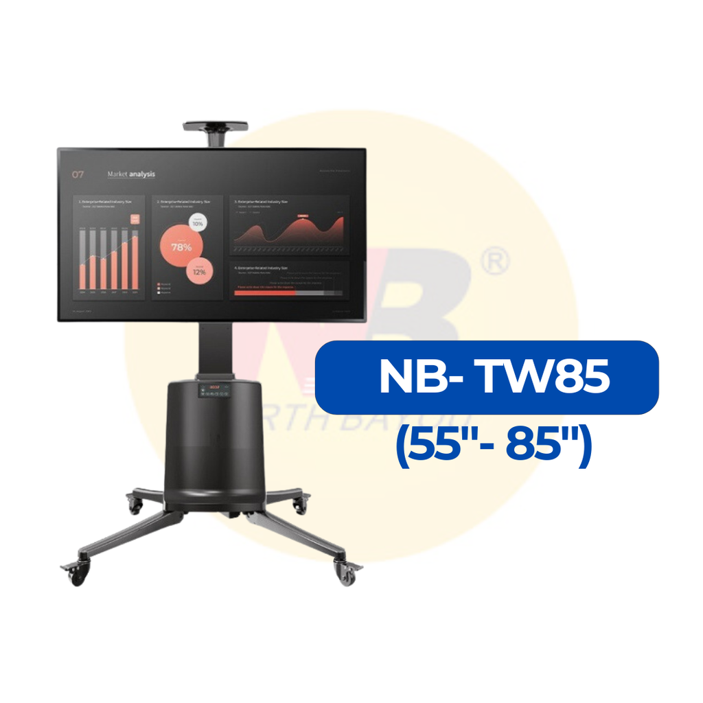 Khung treo tivi di động TW85 remote ( 55