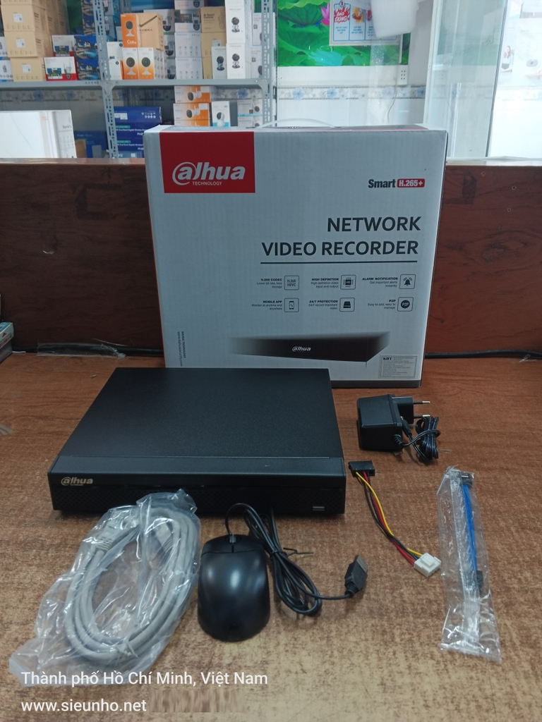 Đầu ghi hình IP 4 kênh NVR Dahua DH-NVR1104HS-S3/H - Hàng chính hãng