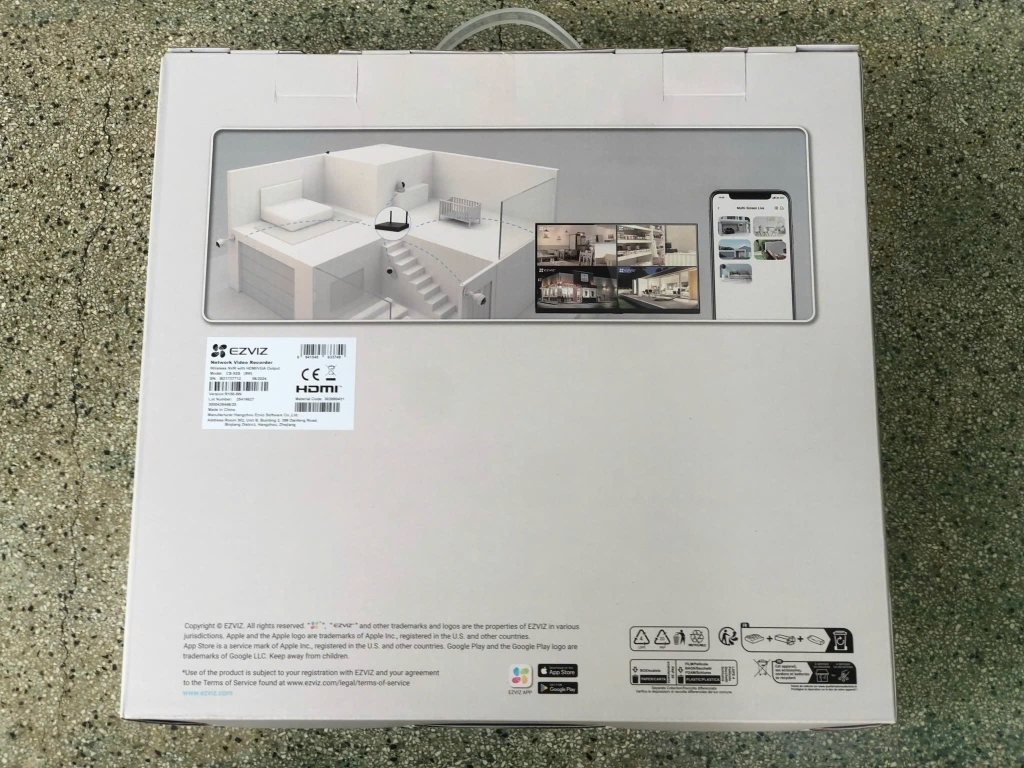 Đầu Ghi hình 8 kênh 5MP Wifi NVR Ezviz X5S-3K | Hàng chính hãng | Dùng cho Camera Ezviz