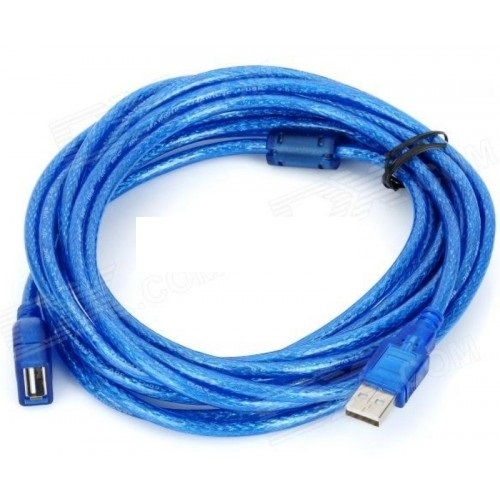 Dây USB nối dài màu xanh, chống nhiễu dài 1.5M