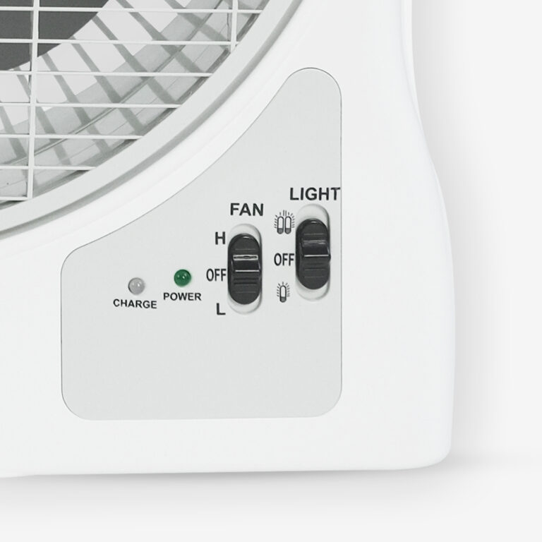 QUẠT VÀ ĐÈN SẠC HONJIANDA HJD-FL313 – Loại 2 bình