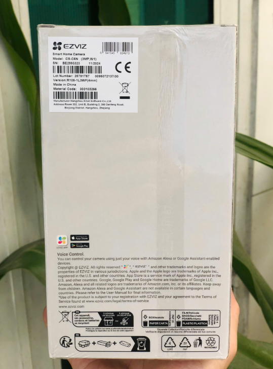 Camera Wifi EZVIZ C6N PRO 2K 3MP (Ban đêm có màu + Gọi điện + Human + 512GB + TypeC)