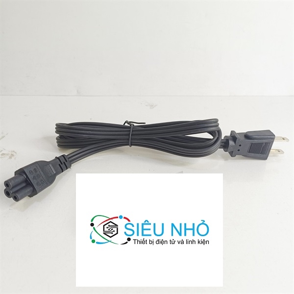 Dây nguồn 3 chấu + 3 sợi dẹp dài 1.2M (Nhôm 0.20 x 18)