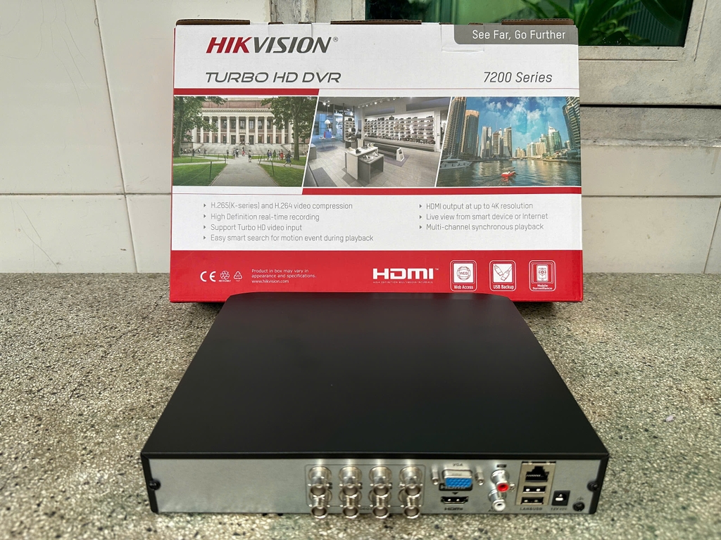 Đầu ghi 8 kênh Turbo 4.0 3MP Hikvision iDS-7208HQHI-M1/E - Hàng chính hãng
