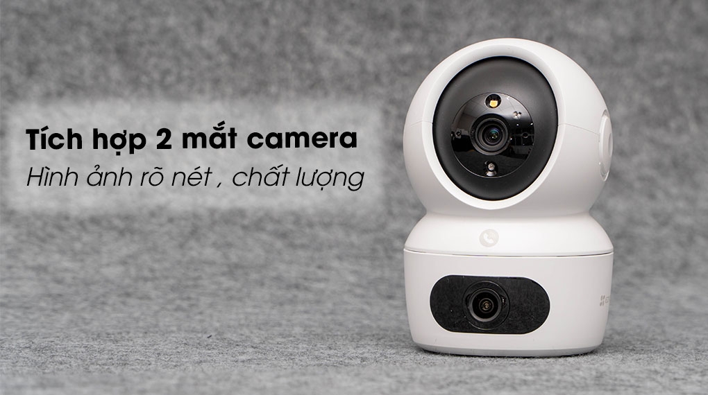 Camera Wifi EZVIZ H7C DUAL 2K+ (4MP+4MP) - 2 mắt 2 khung hình độc lập - Indoor