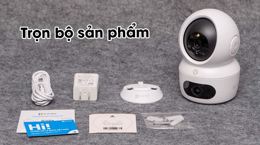 Camera Wifi EZVIZ H7C DUAL 2K+ (4MP+4MP) - 2 mắt 2 khung hình độc lập - Indoor