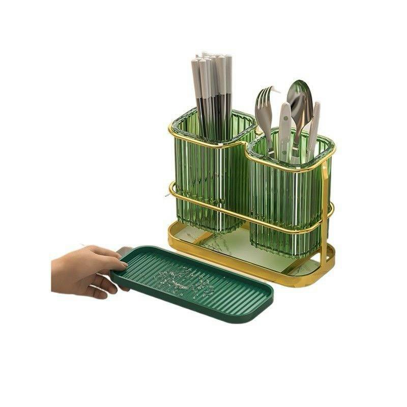 ỐNG ĐỰNG ĐŨA KHUNG KIM LOẠI VÀNG XANH (T54) (CÁI)