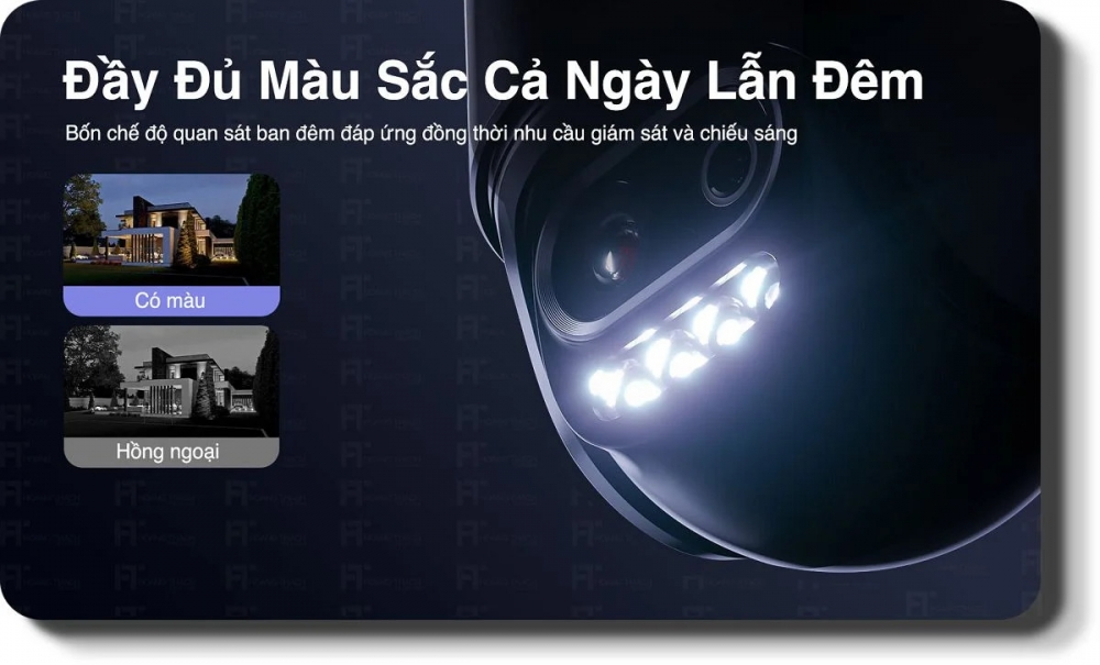 Camera Wifi IMOU S7DP 3K 5MP (Cruiser Z | Zoom 12X | Outdoor | FullColor | Tích hợp LOA, đàm thoại 2 chiều)