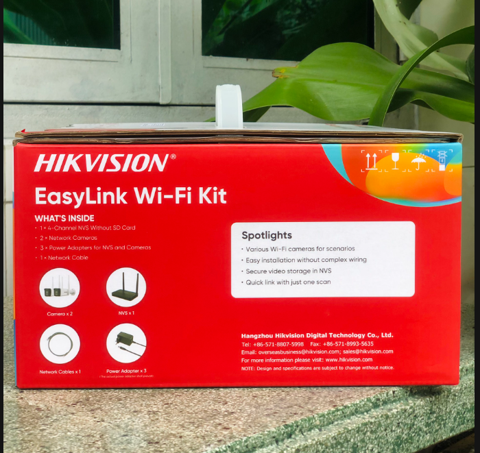 Bộ Kit camera Wifi 2MP HIKVISION DS-J142I/NKS422W0H