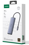 UGREEN 15375 USB-Cto USB-A 3.0*2+USB-C 3.0*2+HDMI+PD+SD/TF+RJ45 4K60Hz