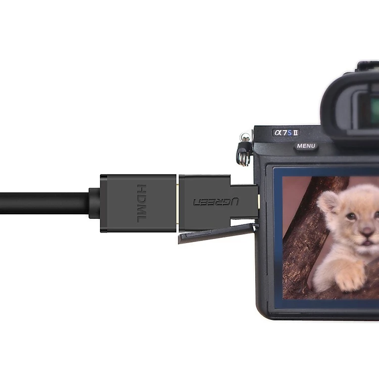 UGREEN 20106 - Micro HDMI Male to HDMI Female Adapter (Black)