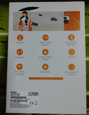 Camera Wifi IMOU S7XEP-6MP (Cruiser Dual 2 Lens: 3MP+3MP | Outdoor | FullColor)