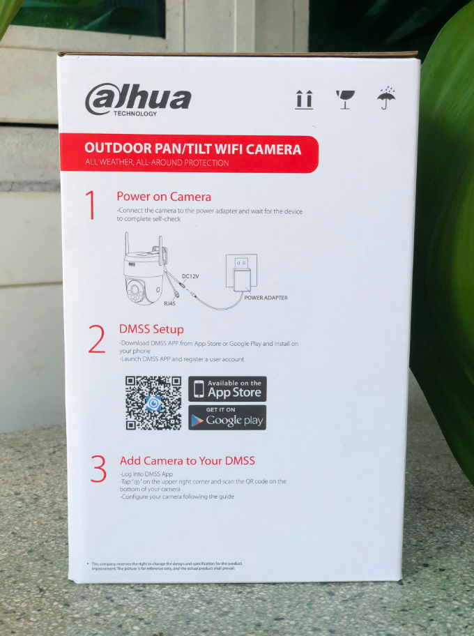 Camera Wifi quay quét 3MP DAHUA DH-P3AE-PV