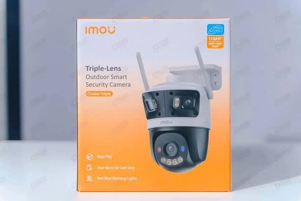 Camera Wifi IMOU Cruiser Triple 11MP IPC-S7UP-11M0WED (5MP + 3MP+ 3MP)