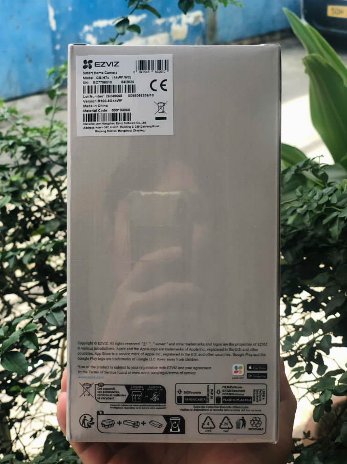 Camera Wifi EZVIZ H7C DUAL 2K+ (4MP+4MP) - 2 mắt 2 khung hình độc lập - Indoor