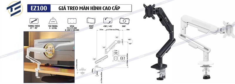Giá treo màn hình máy tính EZ100 (27