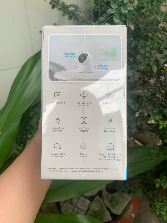 Camera Wifi EZVIZ H6C G1 3K 5MP (Ban đêm có màu + đàm thoại + 512GB + TypeC)