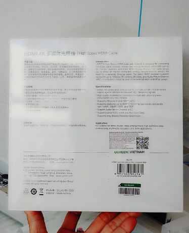 Cáp dữ liệu HDMI 2.0 truyền âm thanh hình ảnh dài 20m UGREEN (50216) / BH 365 Ngày 6 Giờ