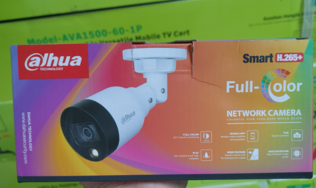 Camera Full-Color IP POE Dahua DH-IPC-HFW1239S1-LED-S5 ( Có màu | Kèm nguồn )