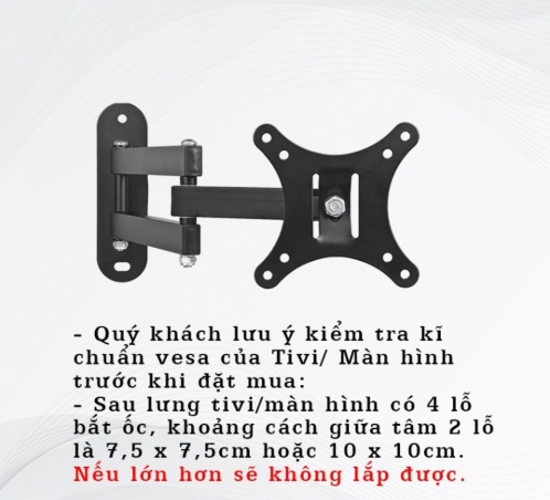 Khung treo tivi XOAY hãng ERGOTEK E02 ( 17