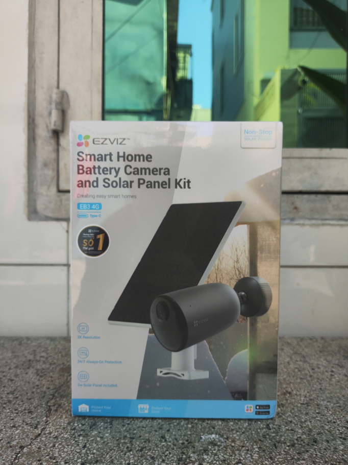 Camera dùng Pin + sim 4G Ezviz EB3 2K - Outdoor