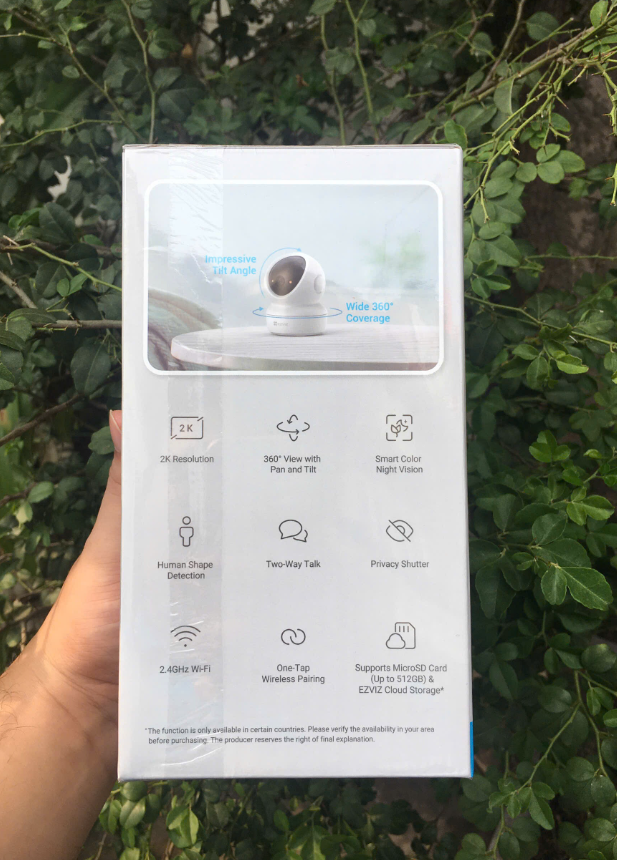 Camera Wifi EZVIZ H6C G1/ PRO 2K 3MP (Ban đêm có màu + Gọi điện + Human + 512GB + TypeC)