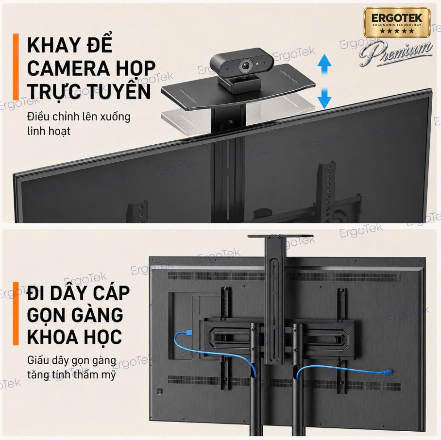 Khung treo tivi di động E2100  ( 32