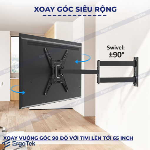 Giá treo TV xoay vuông góc ErgoTek E86 (20