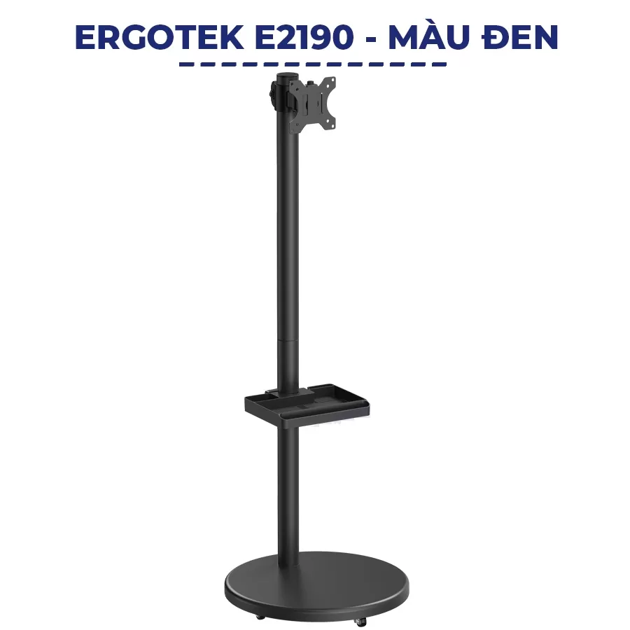 Khung treo màn hình máy tính di động E2190 (17″- 35″) - Trắng/Đen