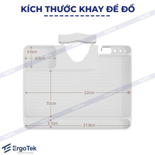Khung treo màn hình máy tính di động E2190 (17″- 35″) - Trắng/Đen