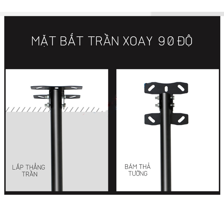 Giá treo tivi thả trần ErgoTek E525 24″ – 43″