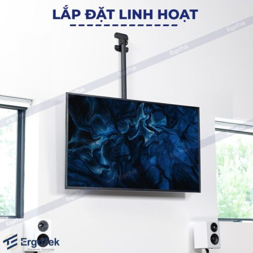 Khung treo Tivi thả trần ErgoTek E565 (55″ – 100″)