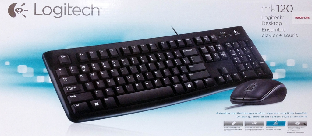 Bàn phím + Chuột Logitech MK120