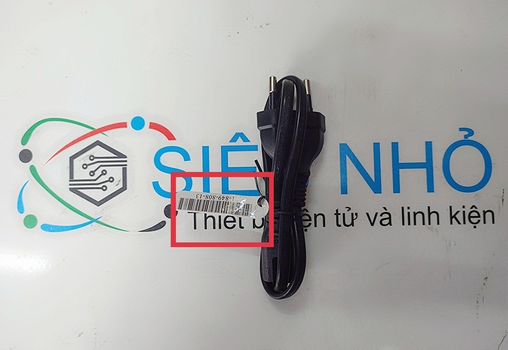 DÂY NGUỒN SỐ 8 zin, màu đen, bóc hộp (Tray)