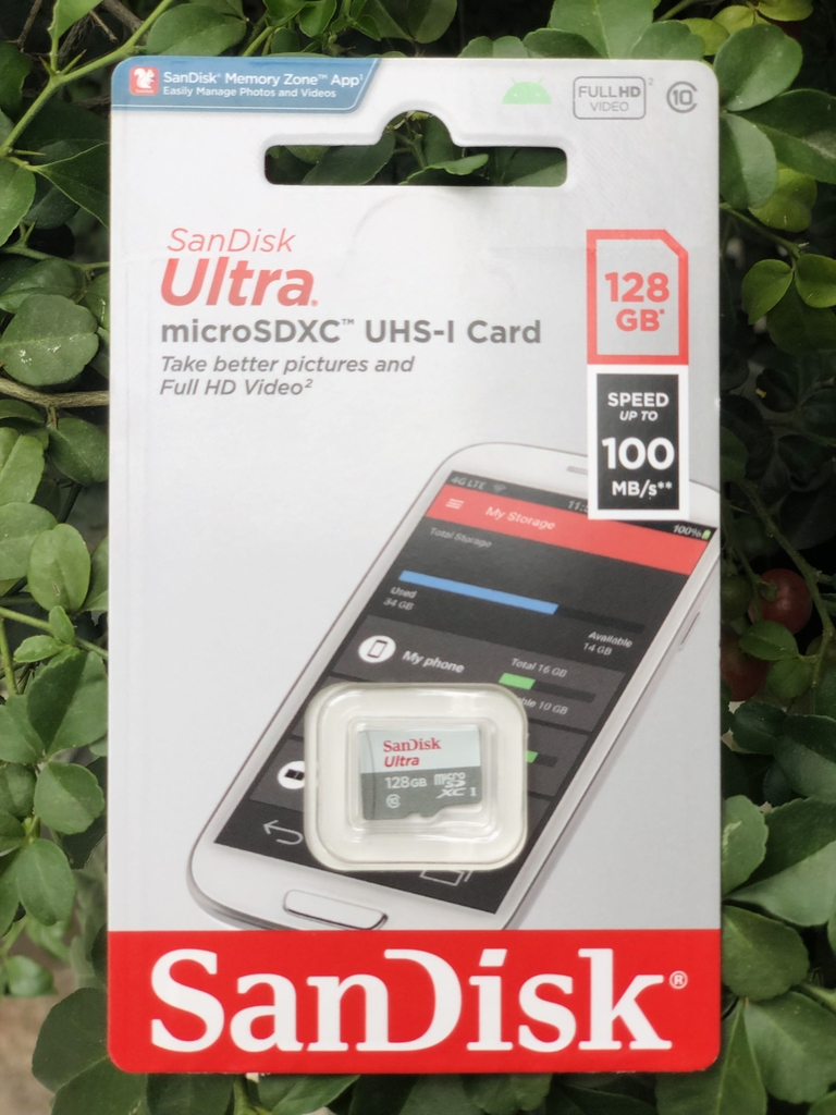 Thẻ Nhớ 128GB SANDISK (Hàng chính hãng | Đã VAT | Bảo hành 7 năm | Hộp 100c)