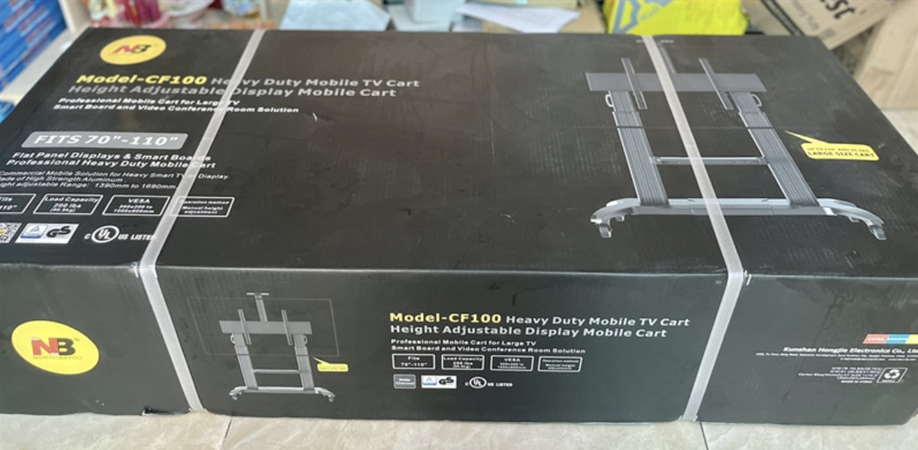 Khung treo Tivi di động North Bayou CF100 (70″-110″) - Giống TW100 nhưng không có remote