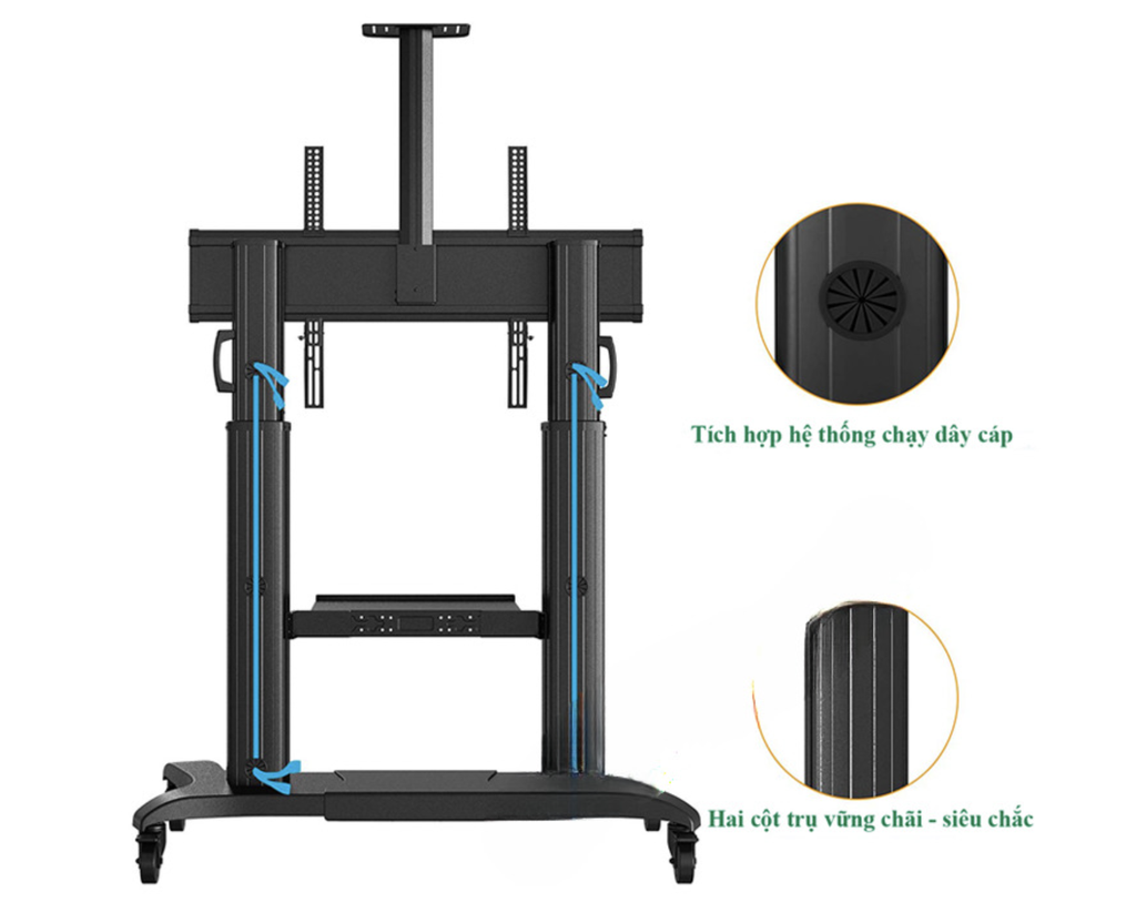 Khung treo Tivi di động North Bayou CF100 (70″-110″) - Giống TW100 nhưng không có remote