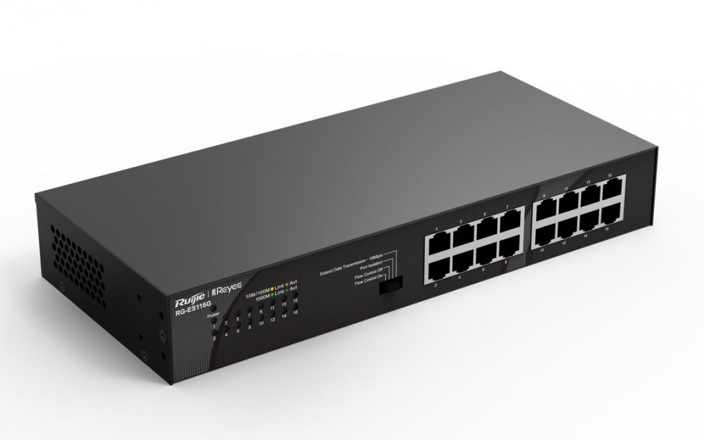Switch Ruijie Reyee RG-ES116G 16-Port 10/100/1000 Mbps