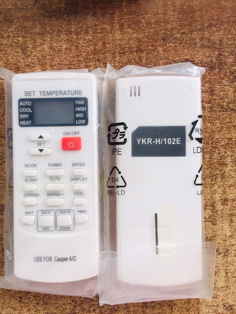 Remote máy lạnh CASPER ML147 -Nút đỏ phải