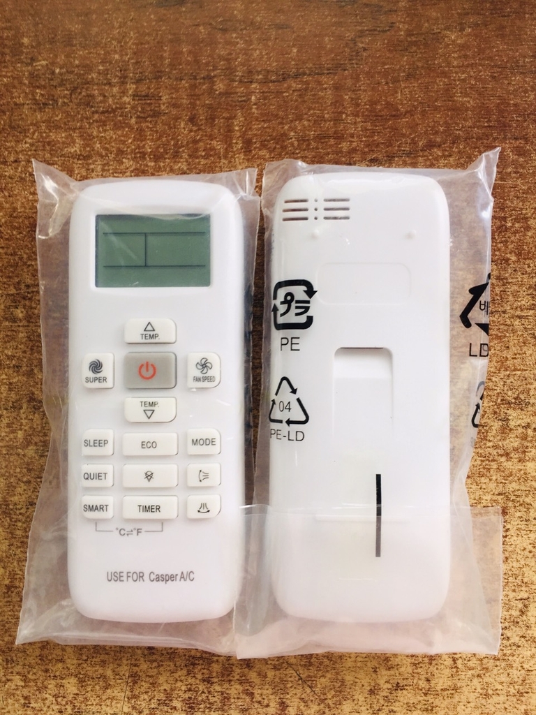 Remote máy lạnh CASPER ML146 - Nút đỏ giữa