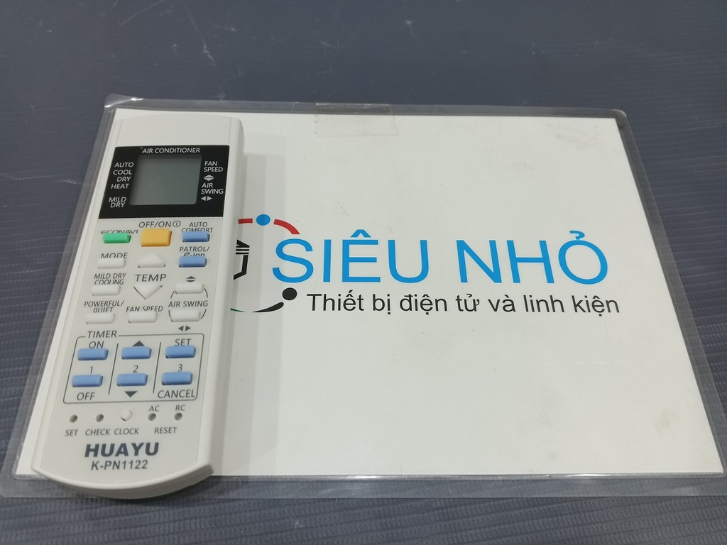 Remote máy lạnh Panasonic nút xanh Econavi ML06 | Huayu có hộp | K-PN1122